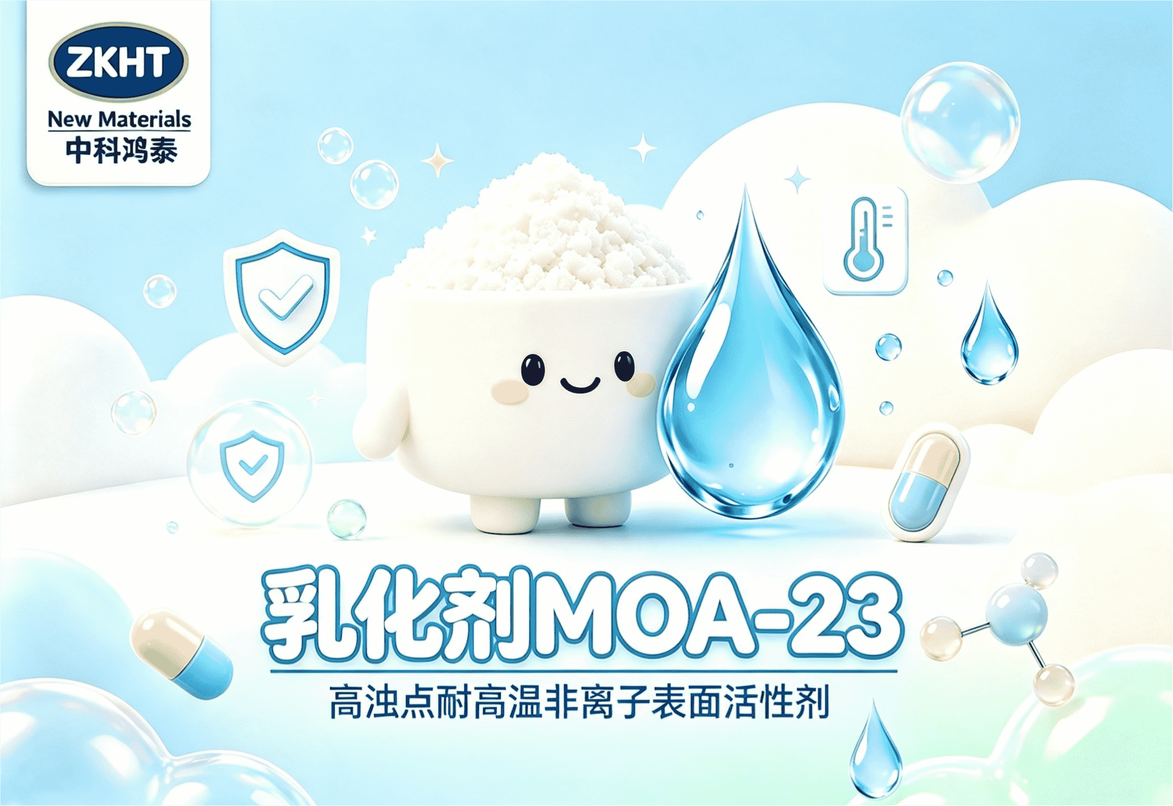 耐高温乳化剂 MOA‑23 产品科普图