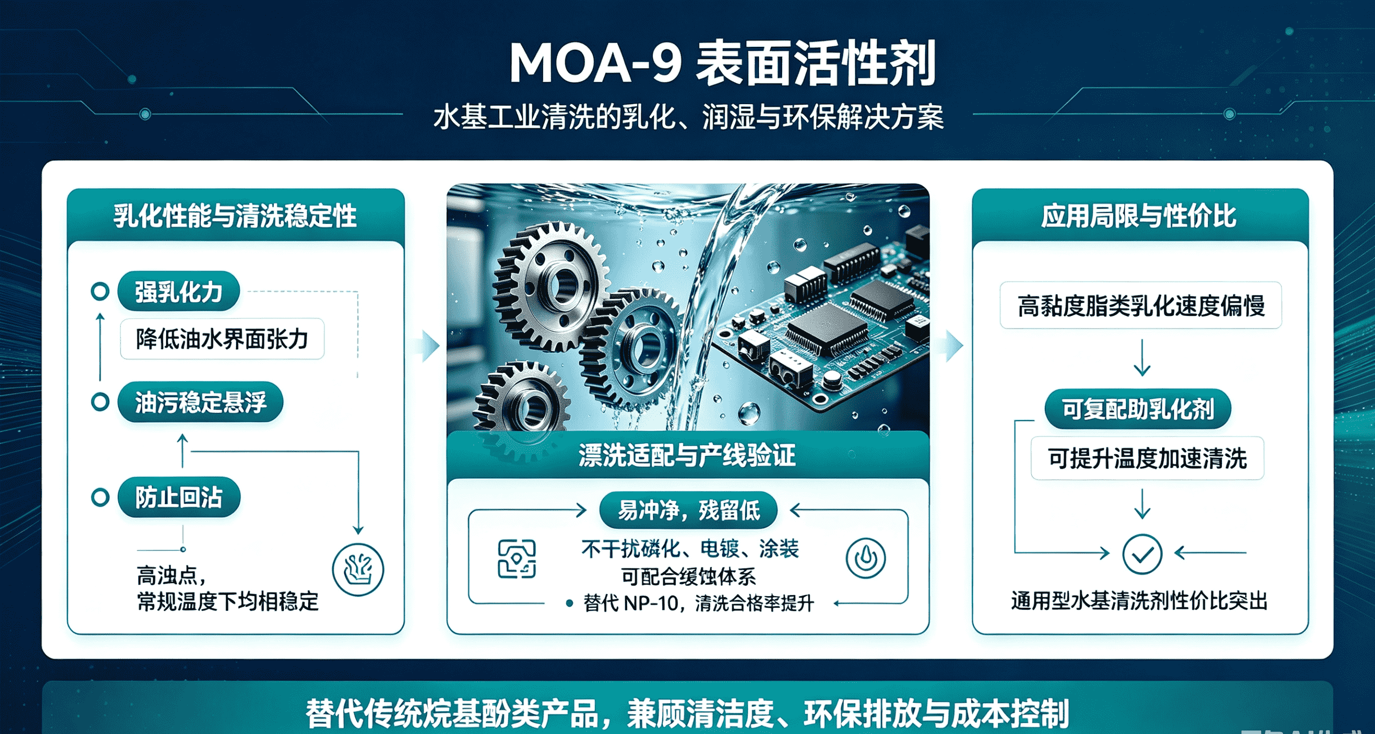 MOA-9表面活性剂工业清洗信息图