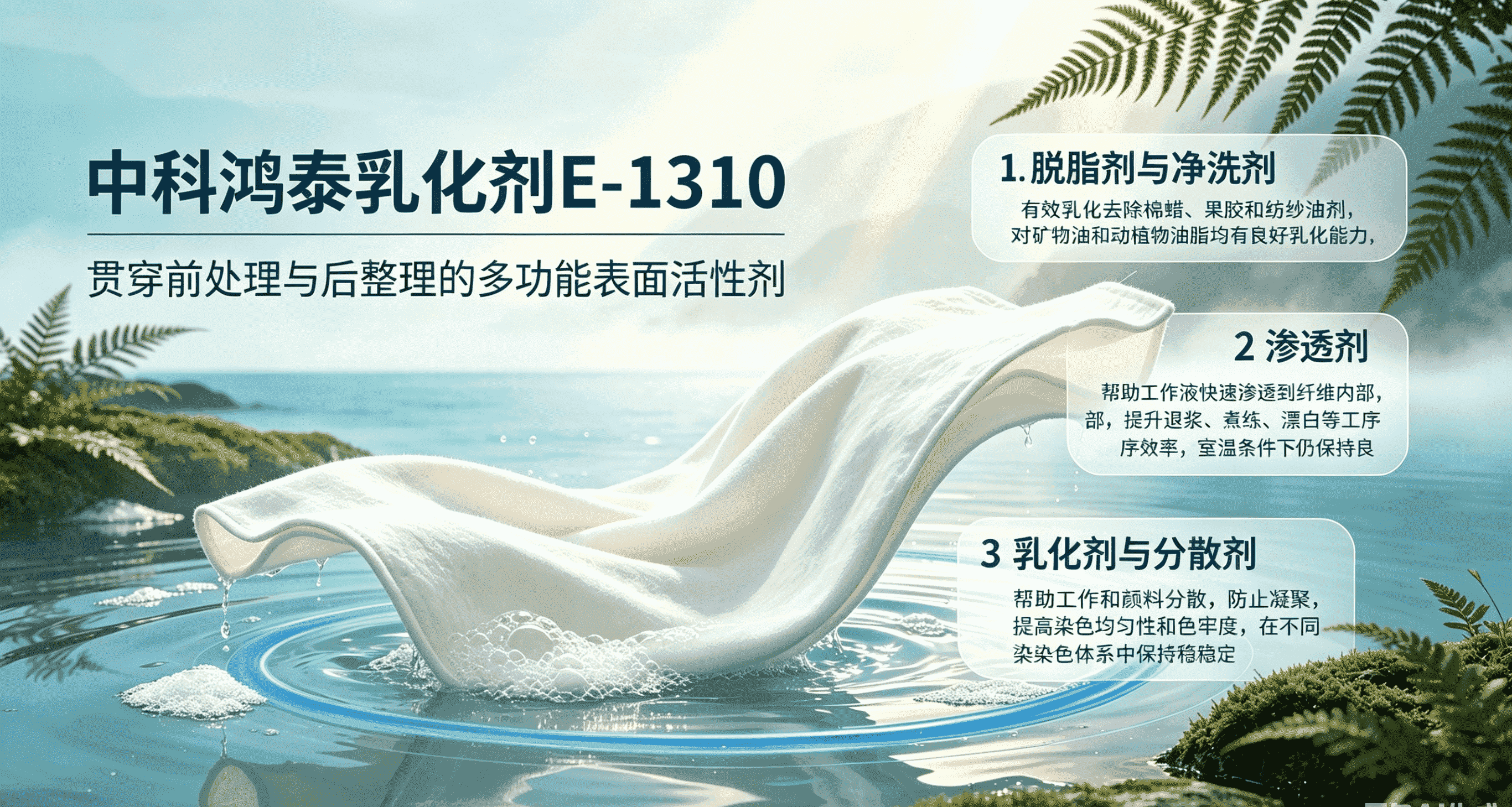 乳化剂E-1310的三个作用