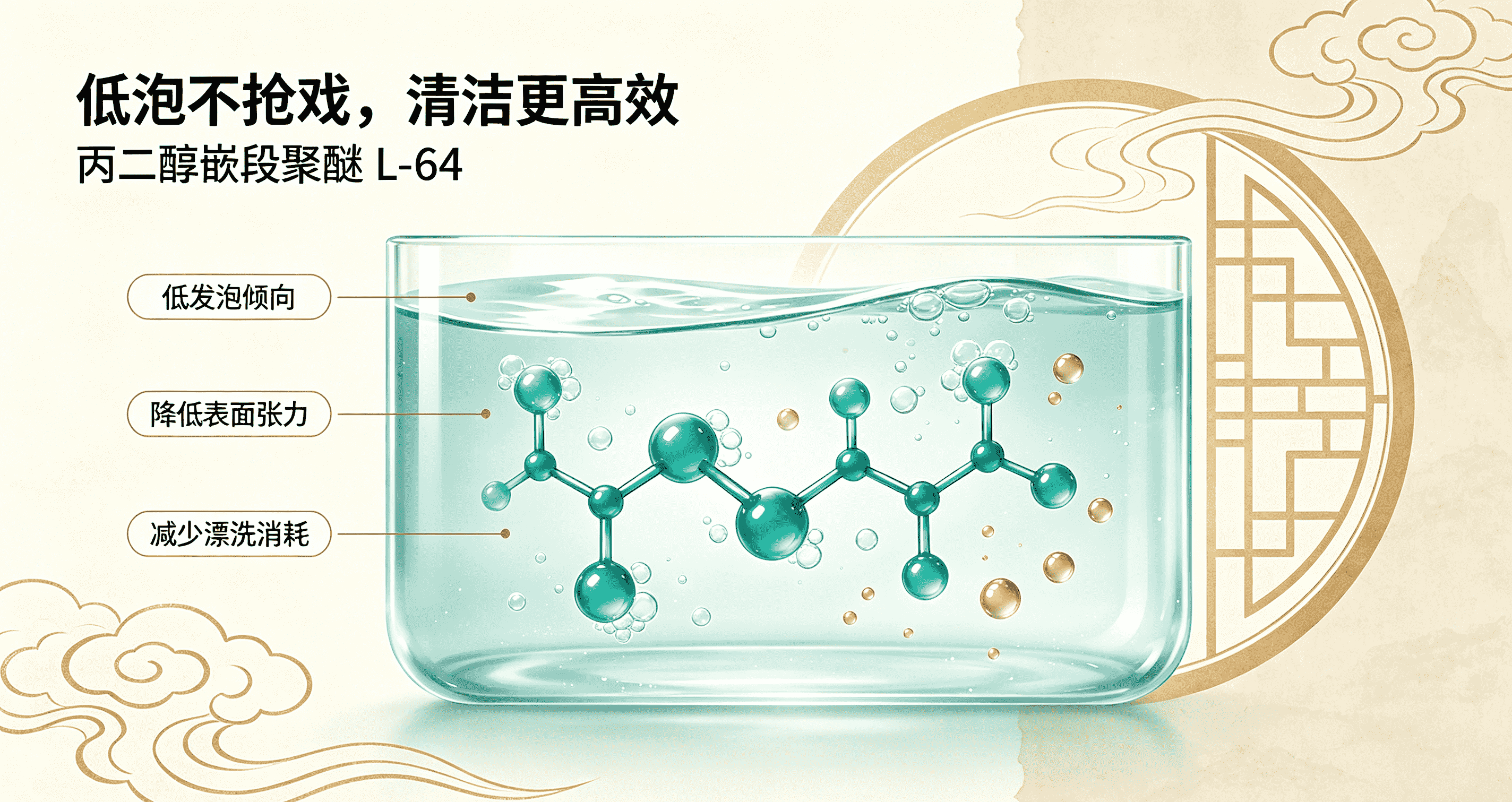 低泡去污原理图