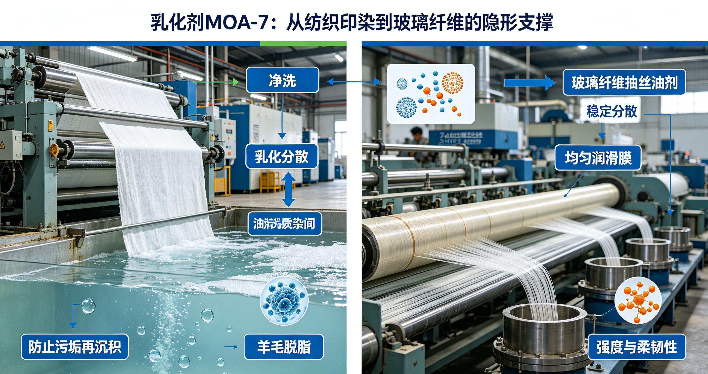 乳化剂MOA7多领域工业应用