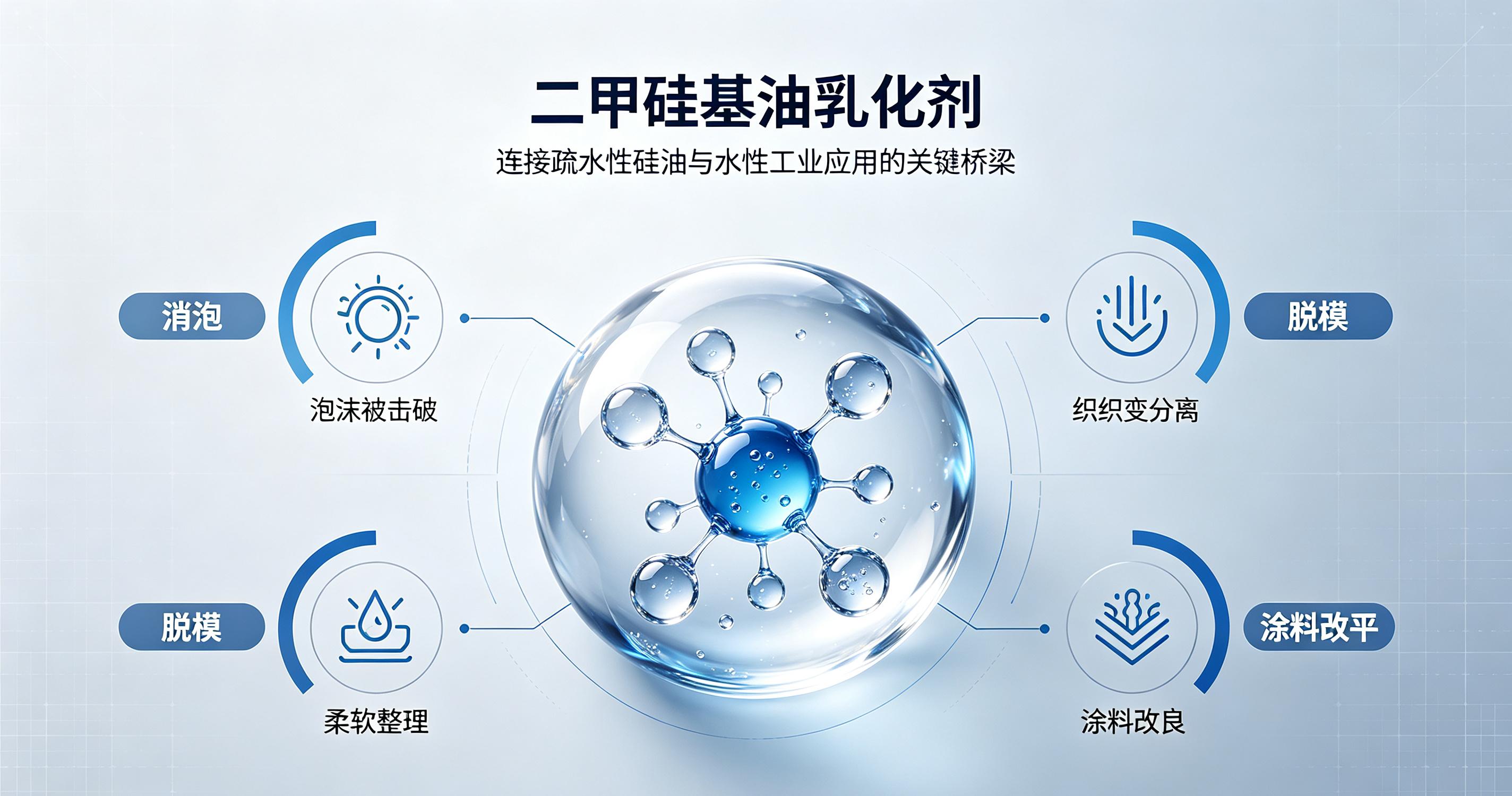 二甲基硅油乳化剂作用原理