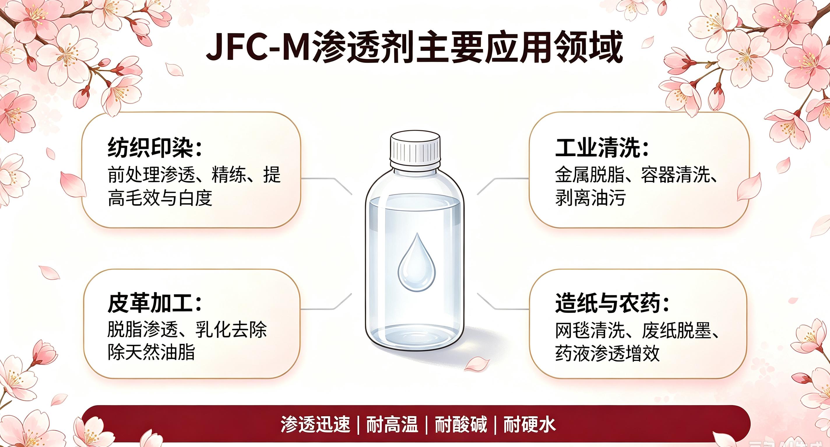 JFC-M渗透剂应用领域