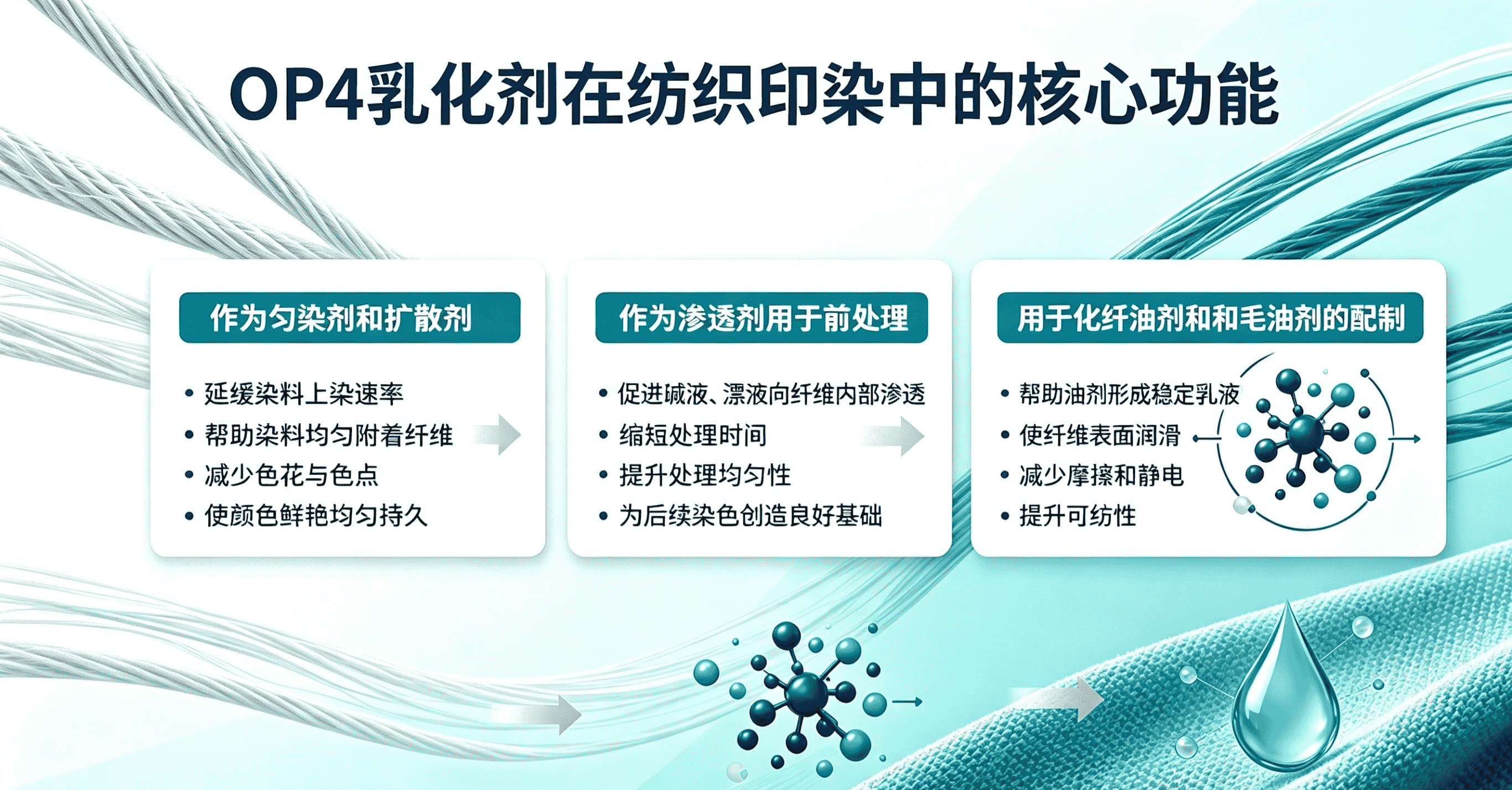 op4乳化剂在纺织印染中的功能