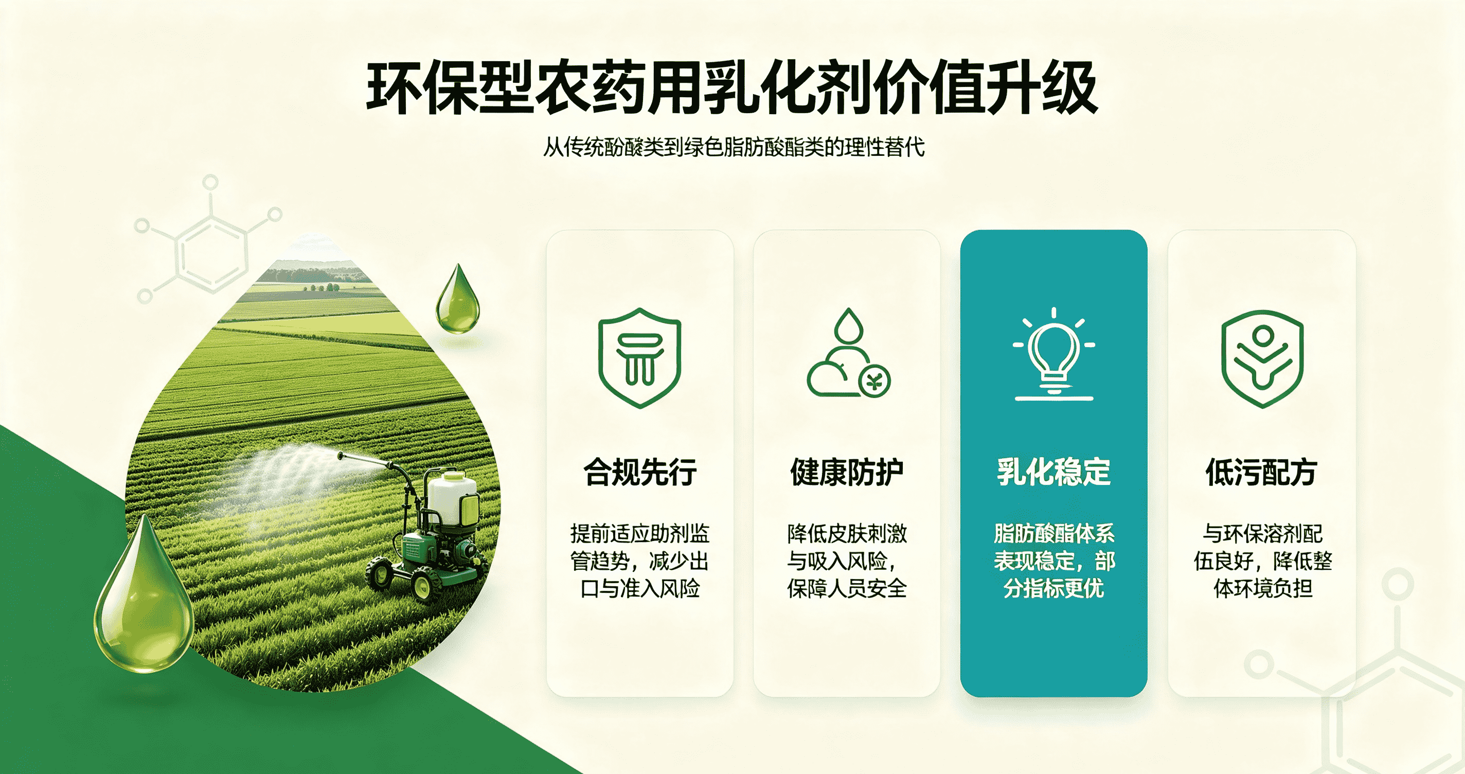 农药用乳化剂的四个价值